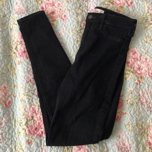 Hollister Dark Wash High Rise Skinny Jeans